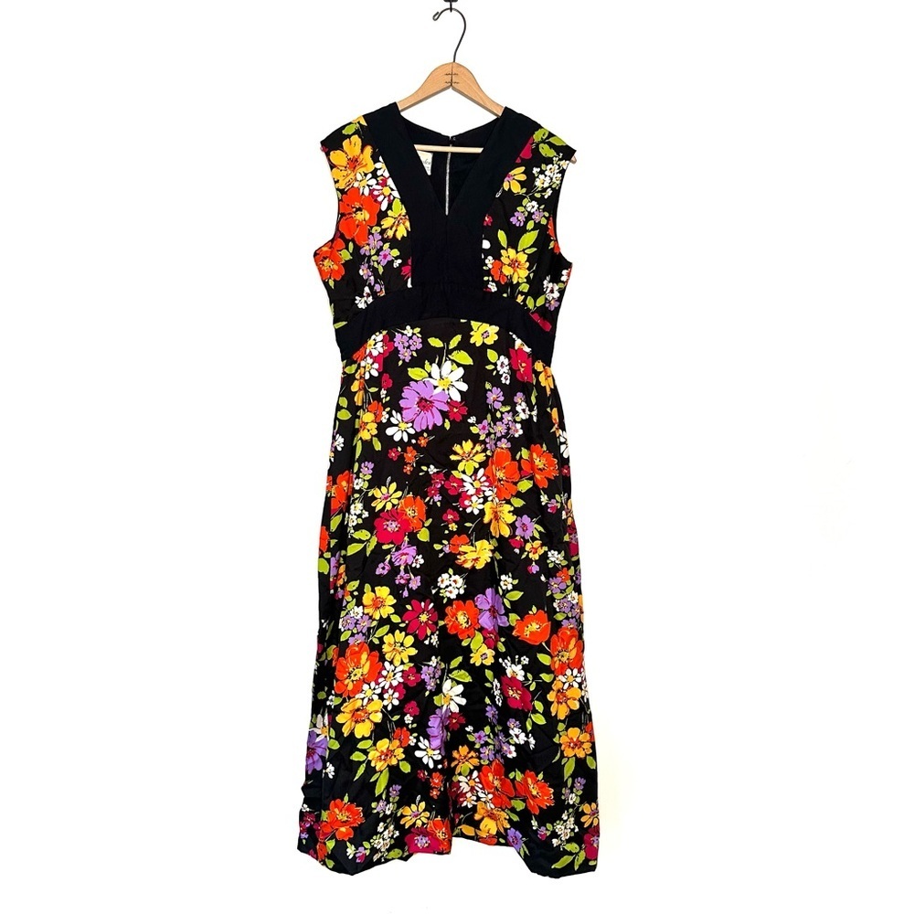 Avalon Classics | Vintage Floral Sleeveless Maxi Dress